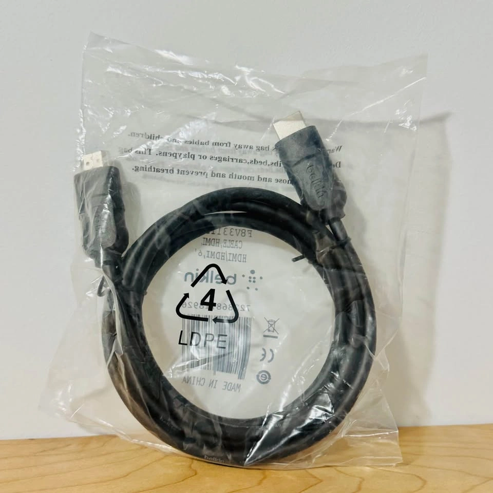 Belkin HDMI Cable 6 Feet - Brand New 🏈 - photo 2