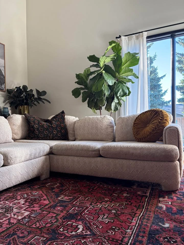 Vintage Skylar cream woven sectional - photo 4