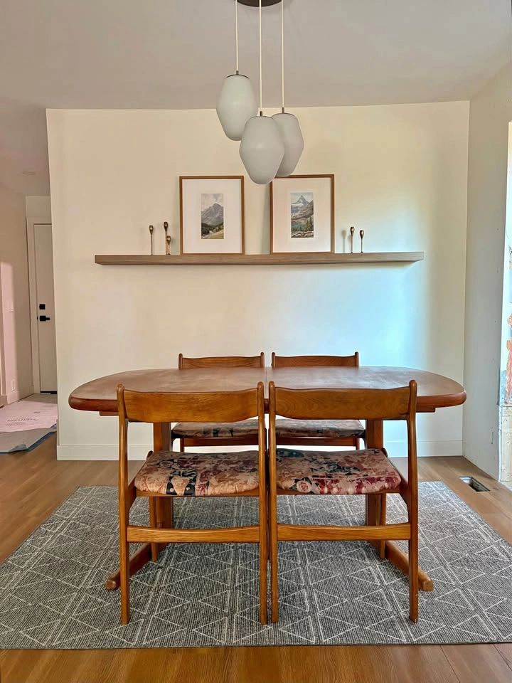 Set of 4 Midcentury Danish dining chairs by Burchardt Nielsen