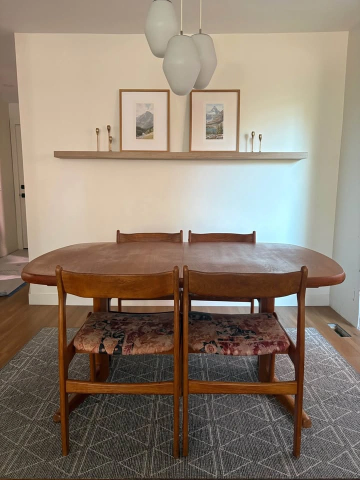 Set of 4 Midcentury Danish dining chairs by Burchardt Nielsen - photo 2