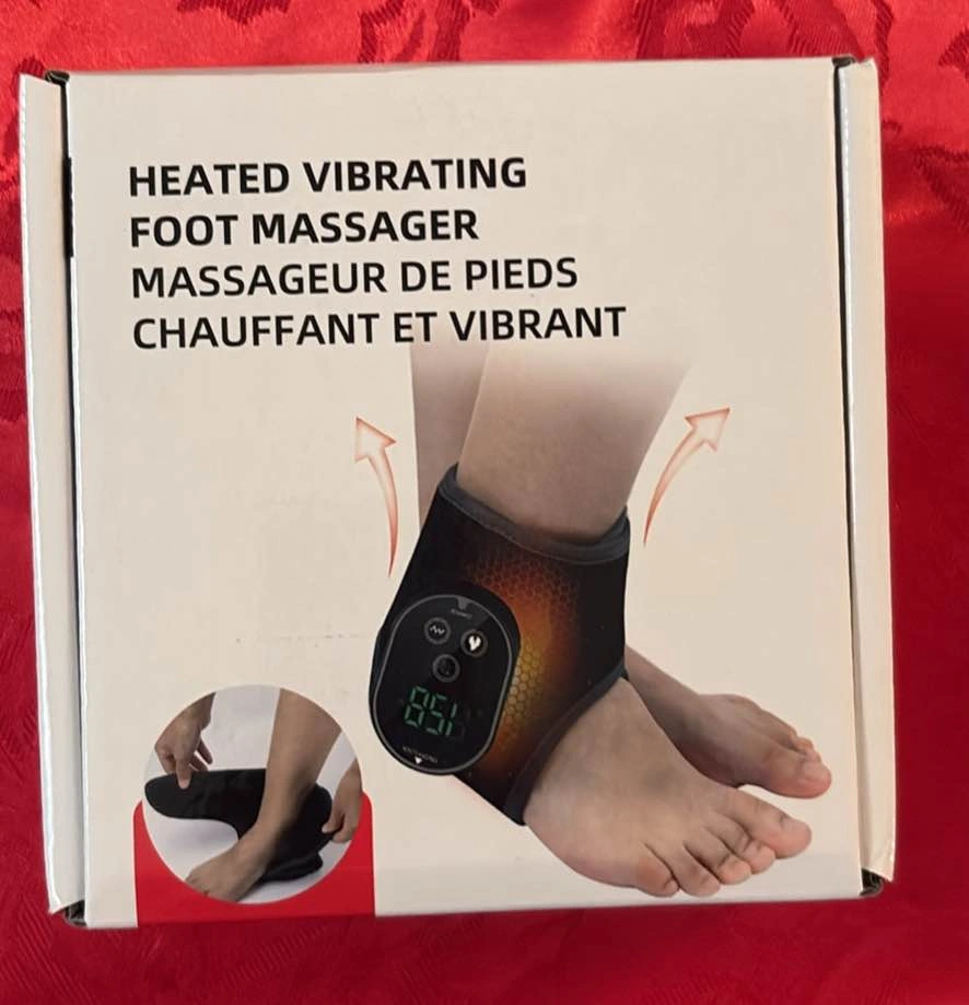 Heated vibrating ankle massager new