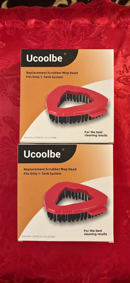 Ucoolbe Replacement Scrubber Mop Head x2
