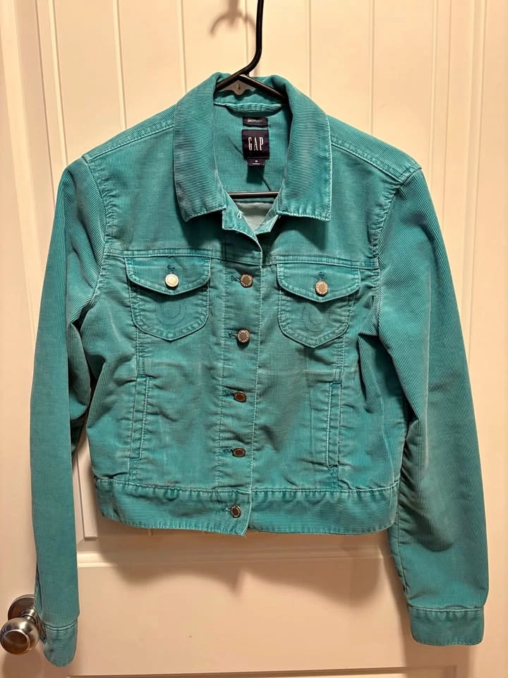 Gap Corduroy Trucker Jacket Size medium kids