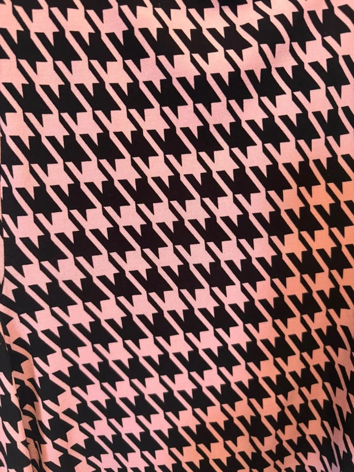 Baranda Pink Houndstooth 2-Piece Skirt Set Size M - photo 5