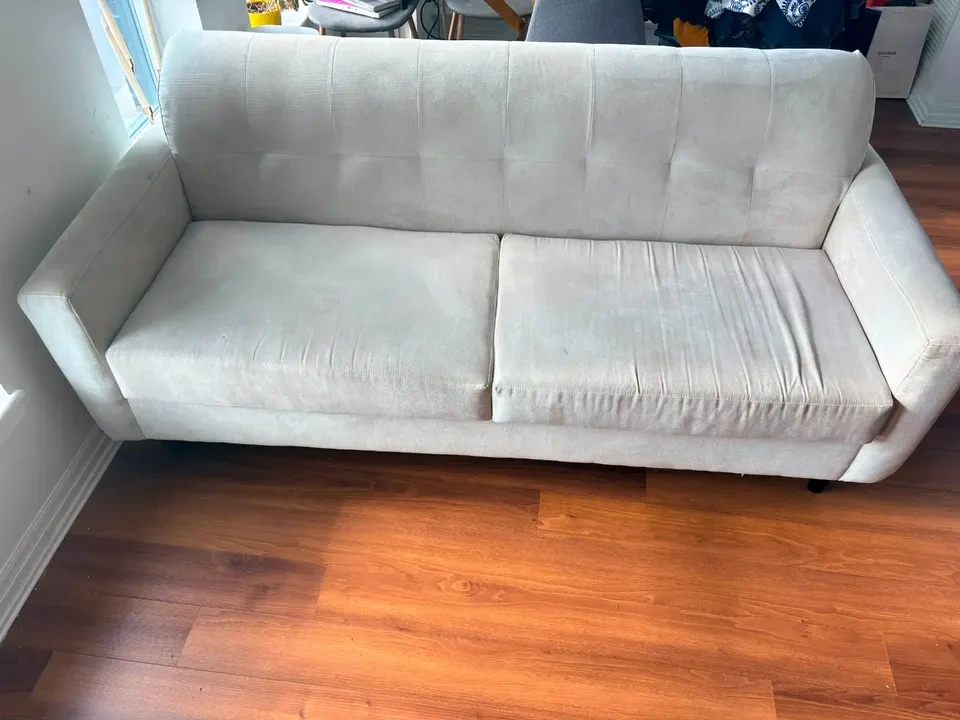 Modern fabric grey couch - photo 4