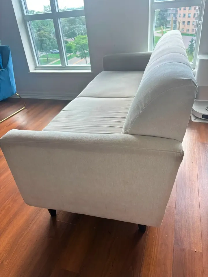 Modern fabric grey couch - photo 5