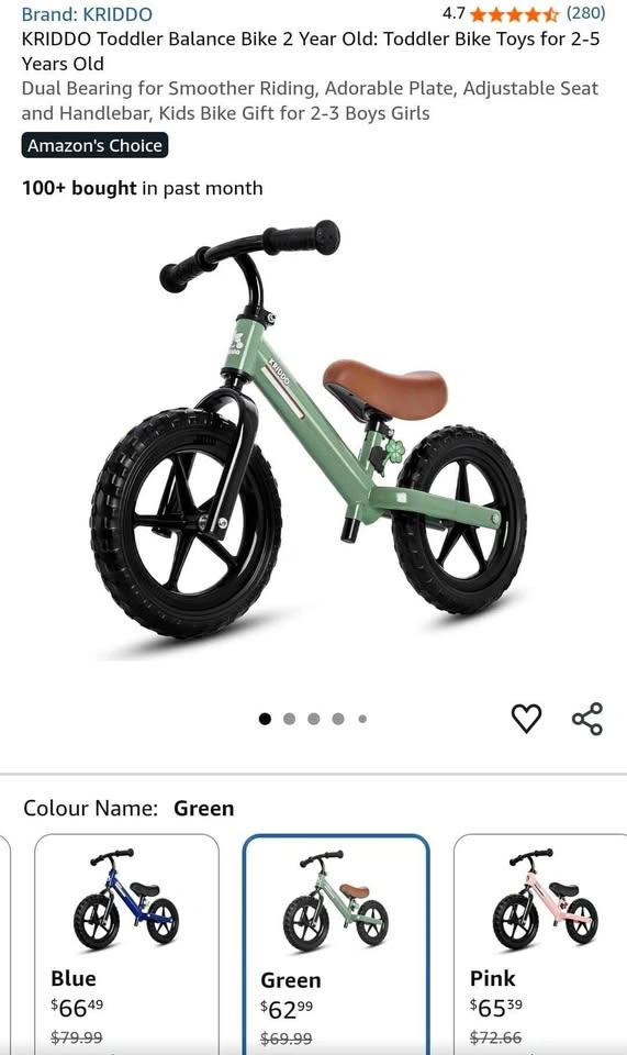 Kids balance bike - photo 2