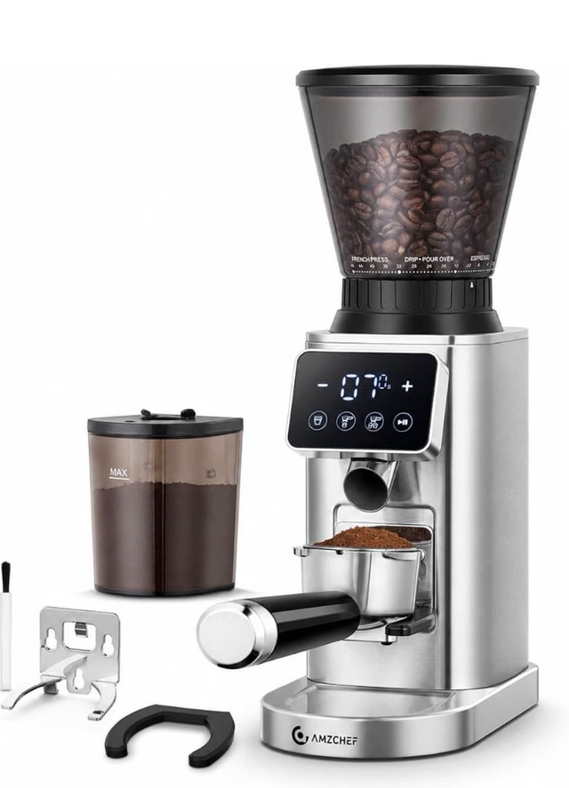 Coffee Grinder Electric, 48 Settings, Anti-Static