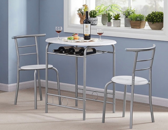 3 Piece Round Dining Table Set - photo 2