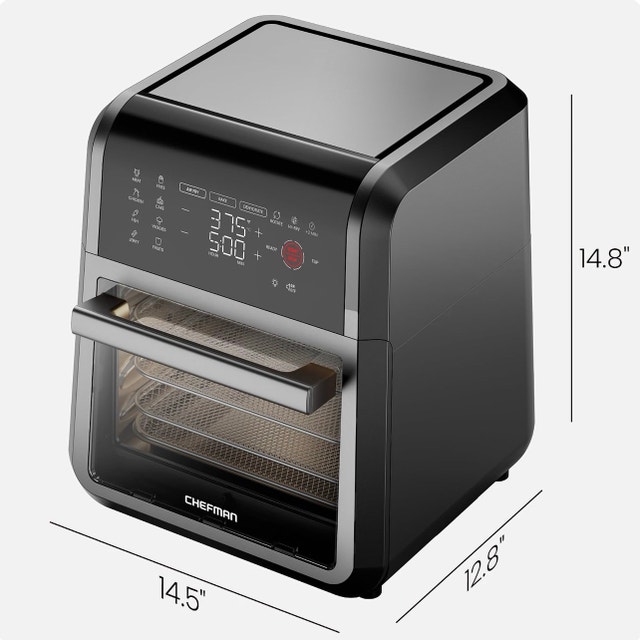 Chefman 12-Quart 6-in-1 Air Fryer Oven & Dehydrator - photo 2