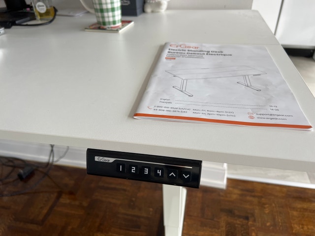 Height Adjustable Electric Standing Desk, 63"x28" - photo 3