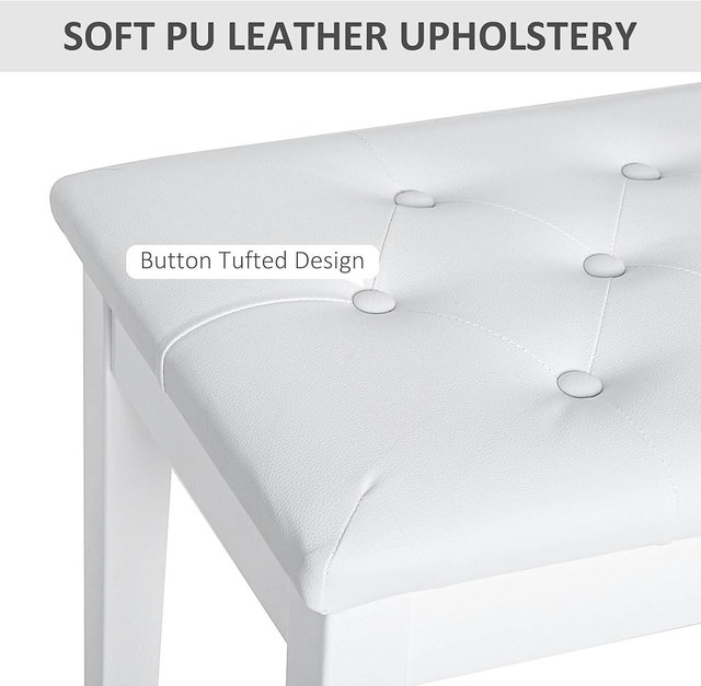 Piano Bench with cushion & storage - photo 3