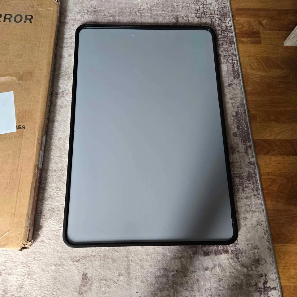 Mirror with Aluminum Alloy Frame 24x36 inch. Rounded Corners - photo 4