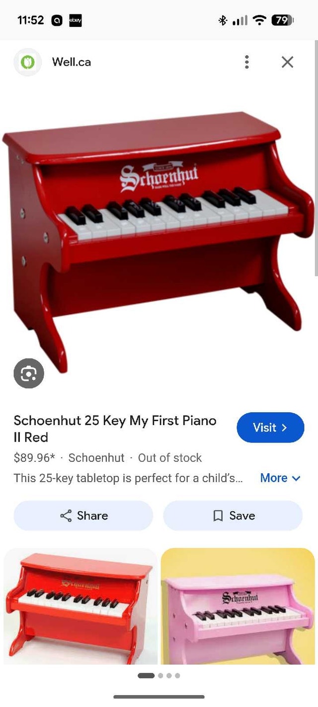 Schoenhut 25 Key My First Piano II Red - photo 2