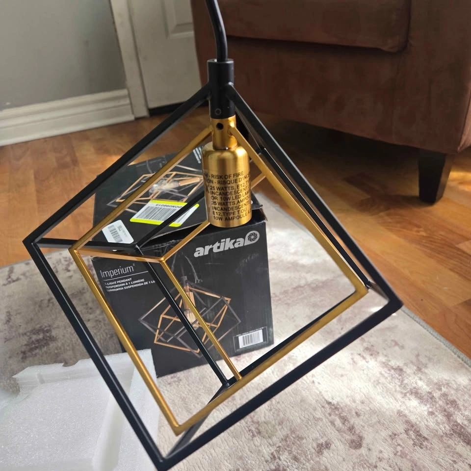 Artika 1-Light Geometric Pendant - photo 2