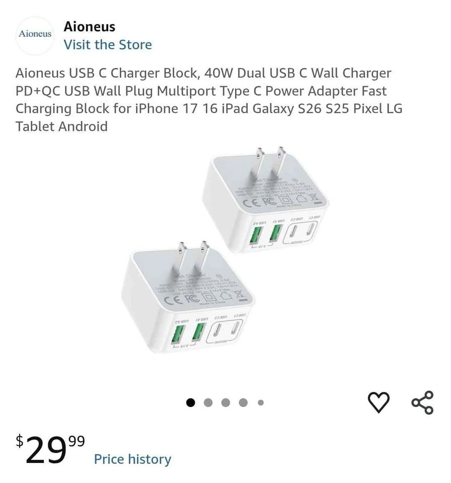 Multi port fast charger plug - photo 2