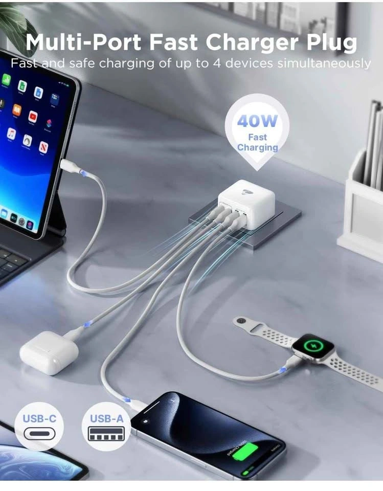 Multi port fast charger plug - photo 4