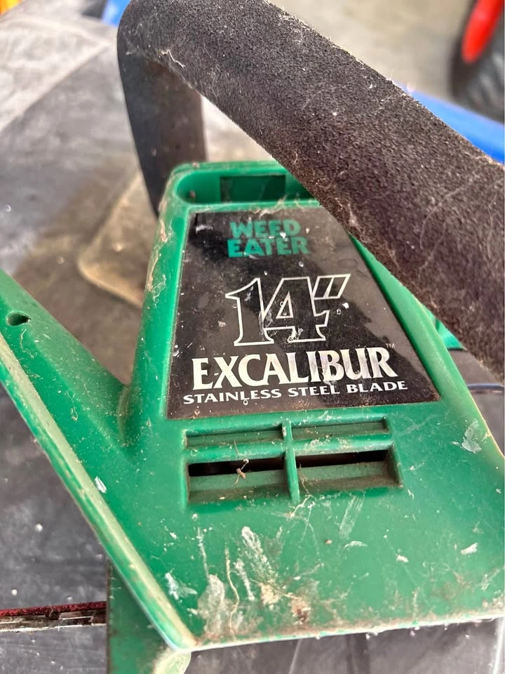 14 inch Weedeater and Excalibur Hedge Trimmer