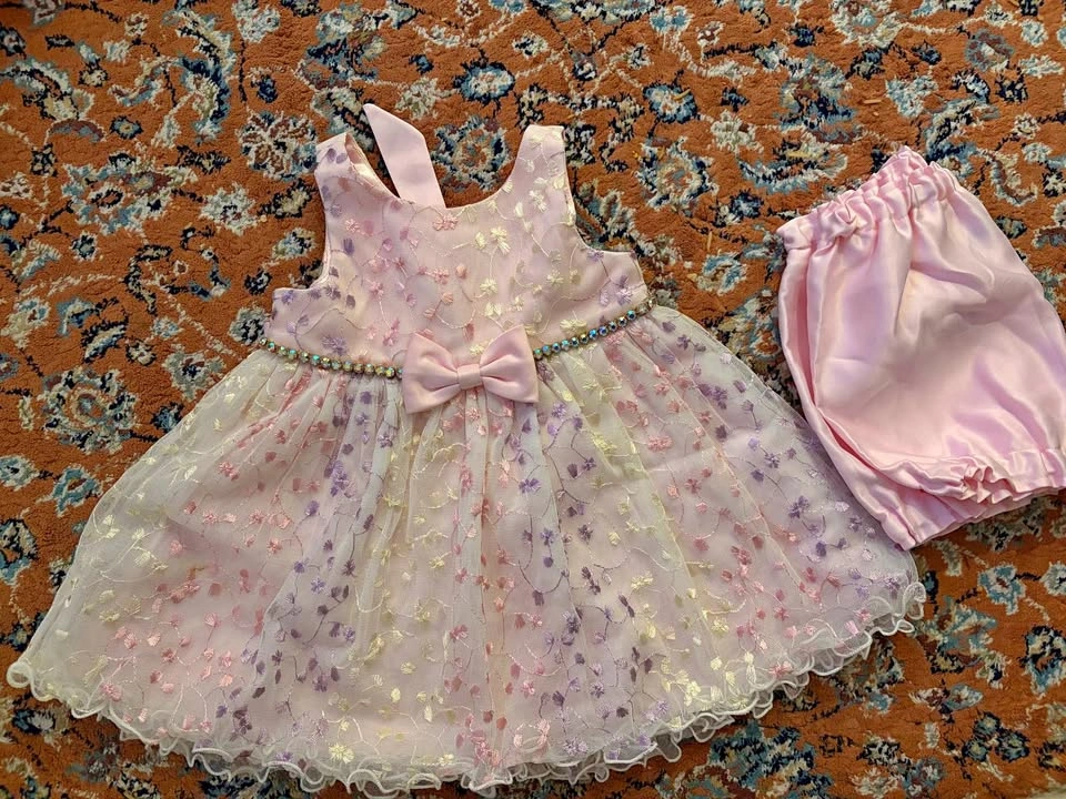 Pink baby girl dress