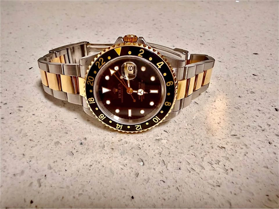 Rolex GMT-Master II 16713 Two-Tone Black Dial – Box & Papers