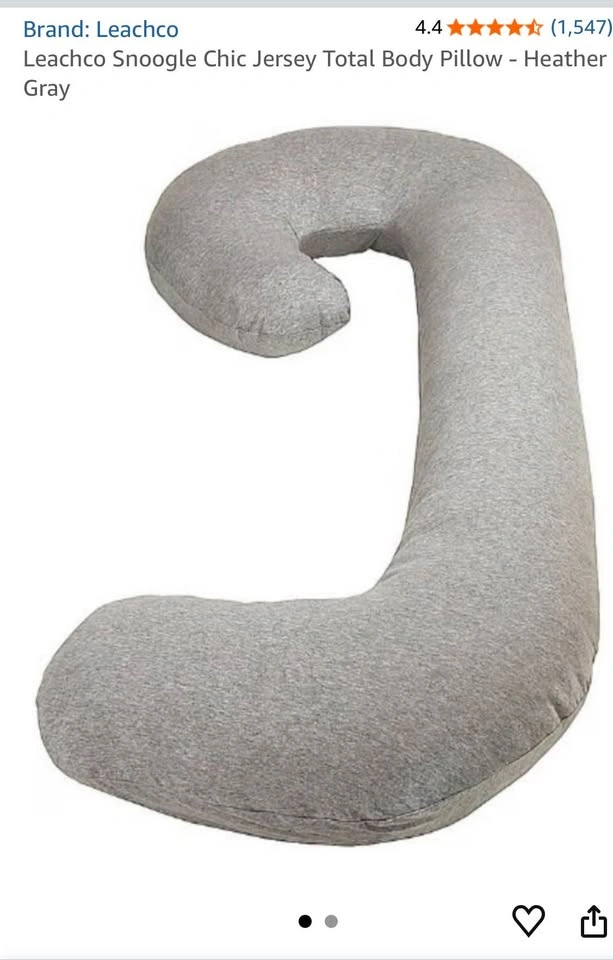 Leachco Snoogle Chic Jersey Total Body Pillow - photo 3