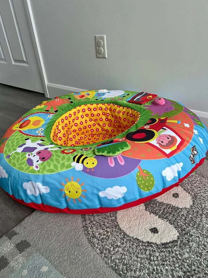 Baby inflatable ring - supported sitting and/or tummy time