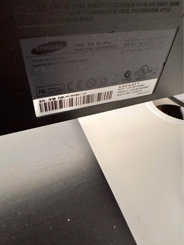 Samsung 27” 1440p WQHD Monitor – SyncMaster SA850 - photo 4