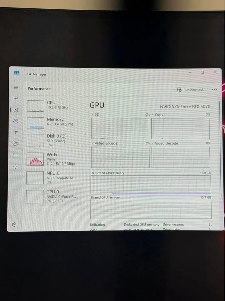 RTX 5070 12GB | Ryzen 7 | 32GB DDR5 Ram - photo 3