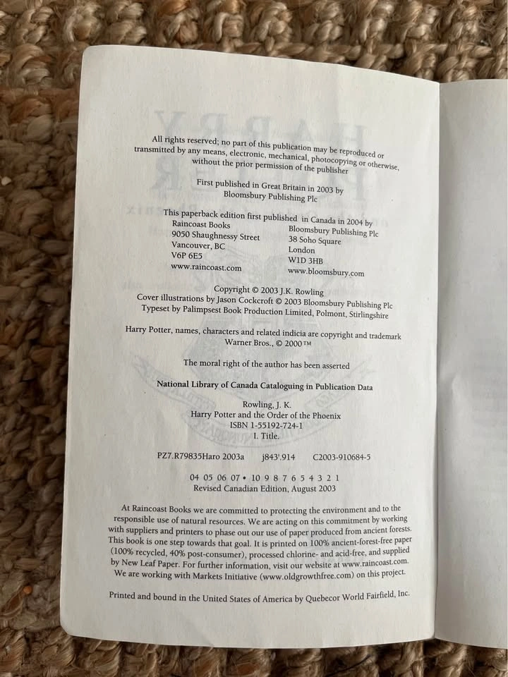 Harry Potter and the Order of the Phoenix Paperback - photo 3