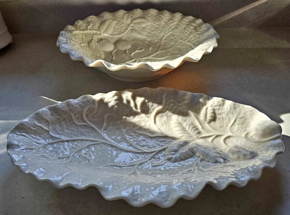 Vintage serving dishes