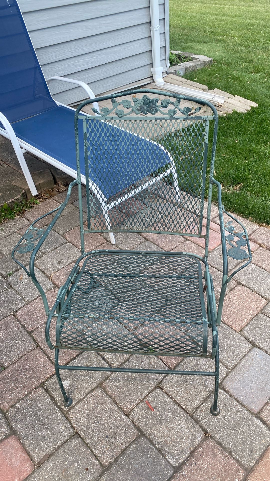 4 Chairs And Table Metal - photo 4
