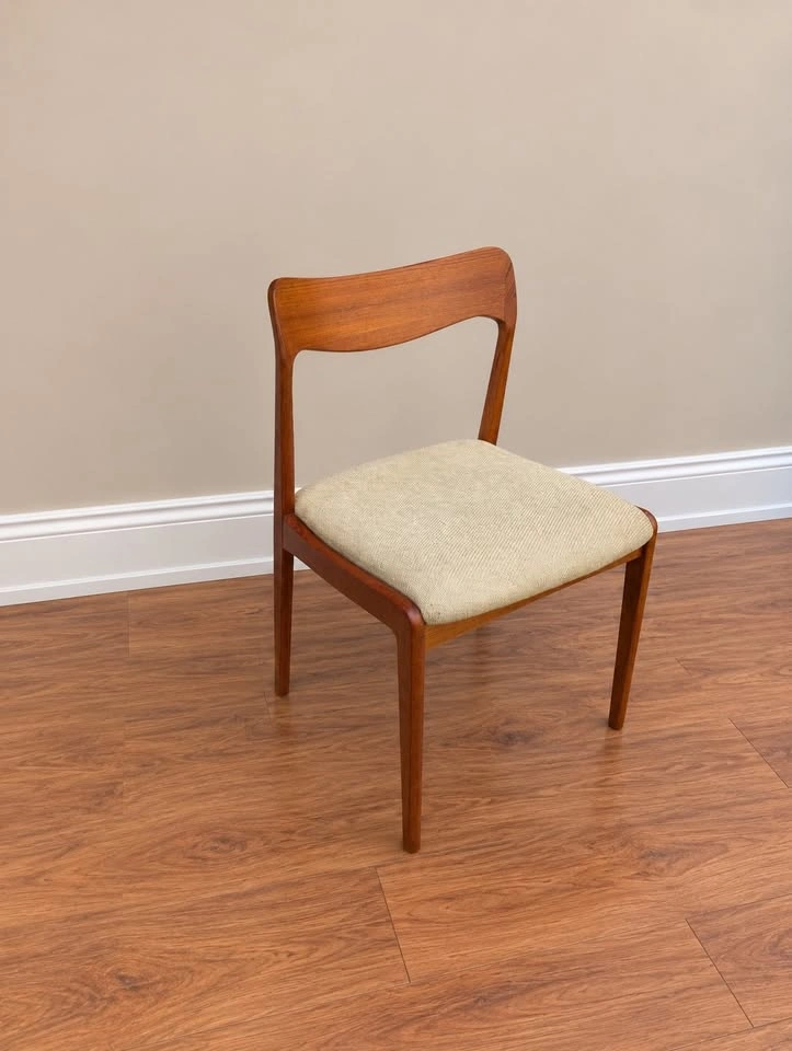 Set of 4 Vintage Danish Teak Dining Chairs - photo 3