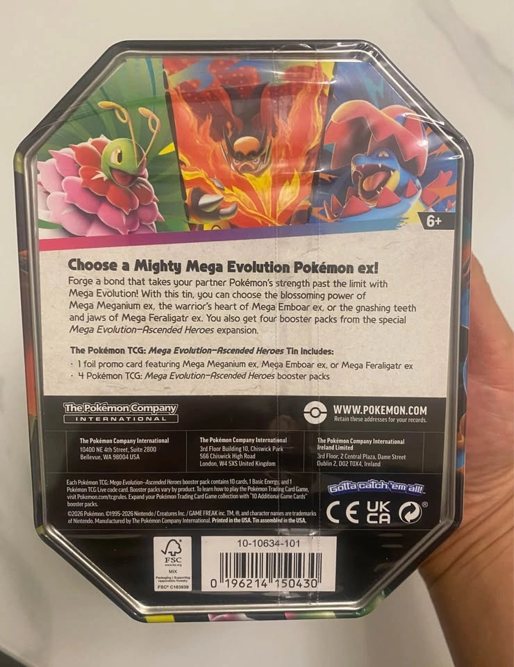 Ascended Heroes Tin [Mega Emboar ex] - photo 2