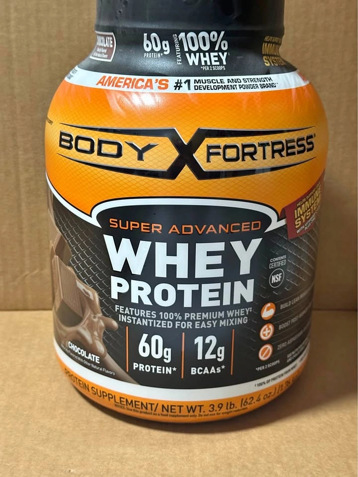 Body Fortress Super Advanced Whey Protein — Chocolate, 3.9 lb