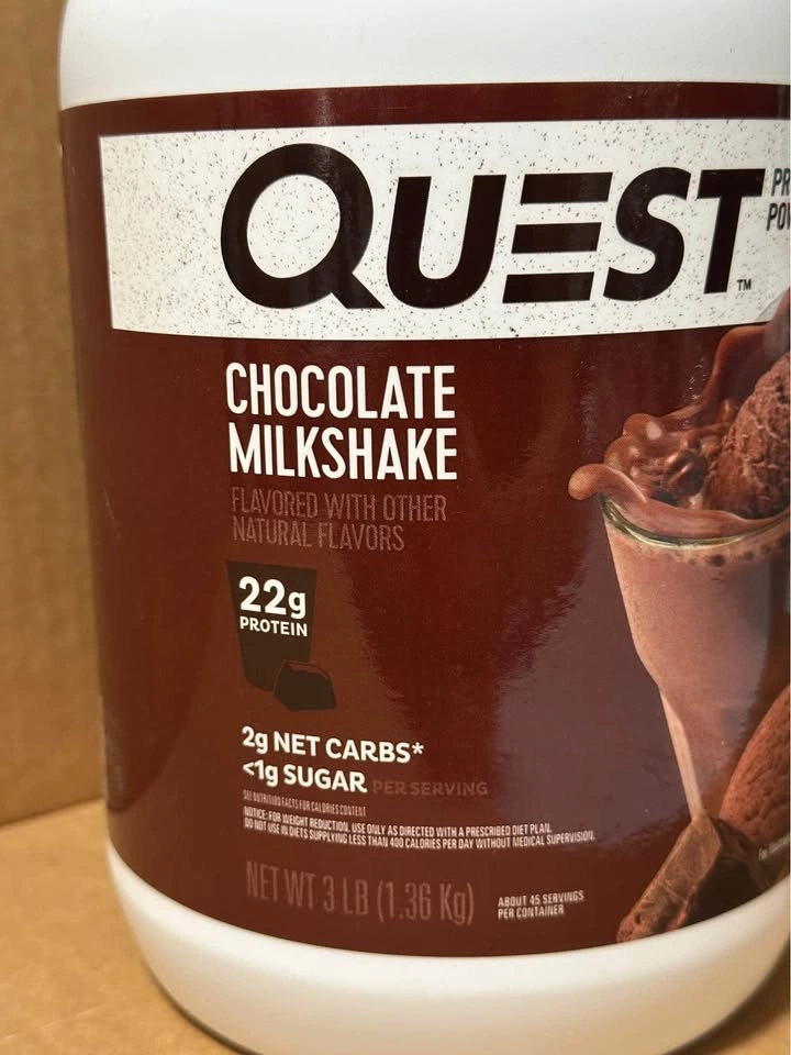 Quest Protein Powder — Chocolate Milkshake, 3 lb (45 Servings) - photo 2