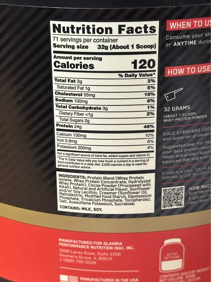 Optimum Nutrition Gold Standard 100% Whey Protein 5 lb - photo 5