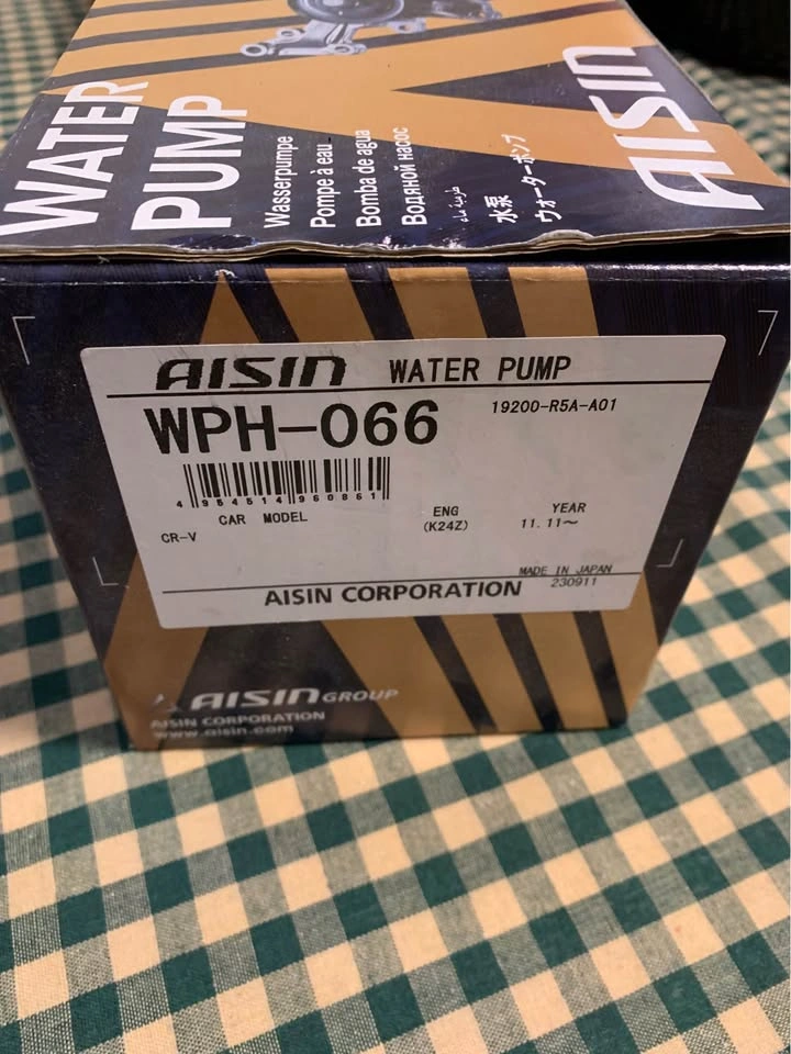 Honda Crv 2012-2014 water pump - photo 2