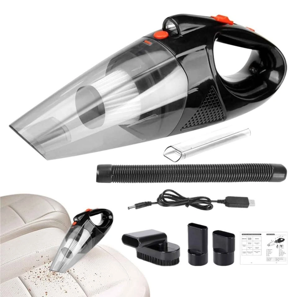 Car Vacuum Cleaner 14000PA with Attachments and USB Cable - photo 4