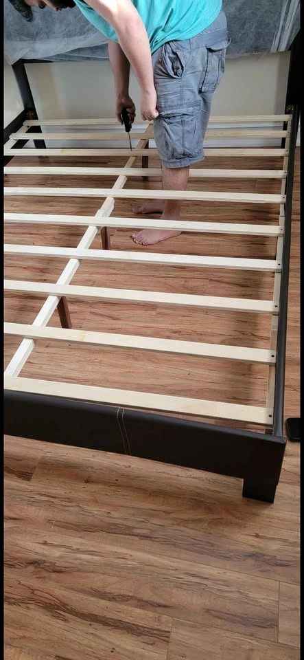 Queen Bed Set: Frame, Box Spring, and Mattress - photo 5