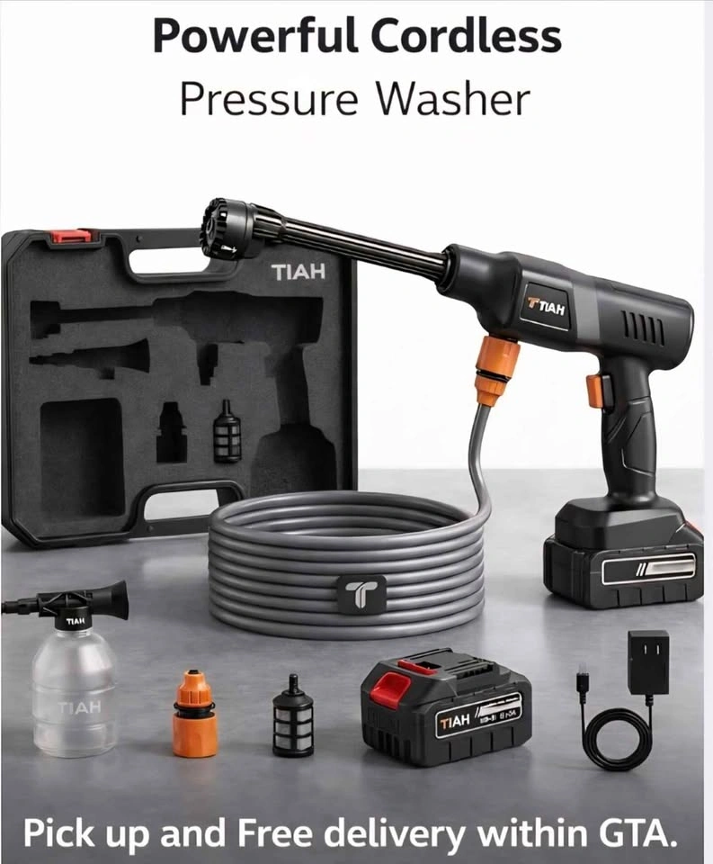 Pressure Washer 660-990PSI Cordless Car Wash - photo 2