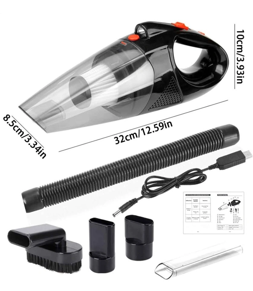 Car Vacuum Cleaner, Powerful 14,000PA suction, NEW - photo 2