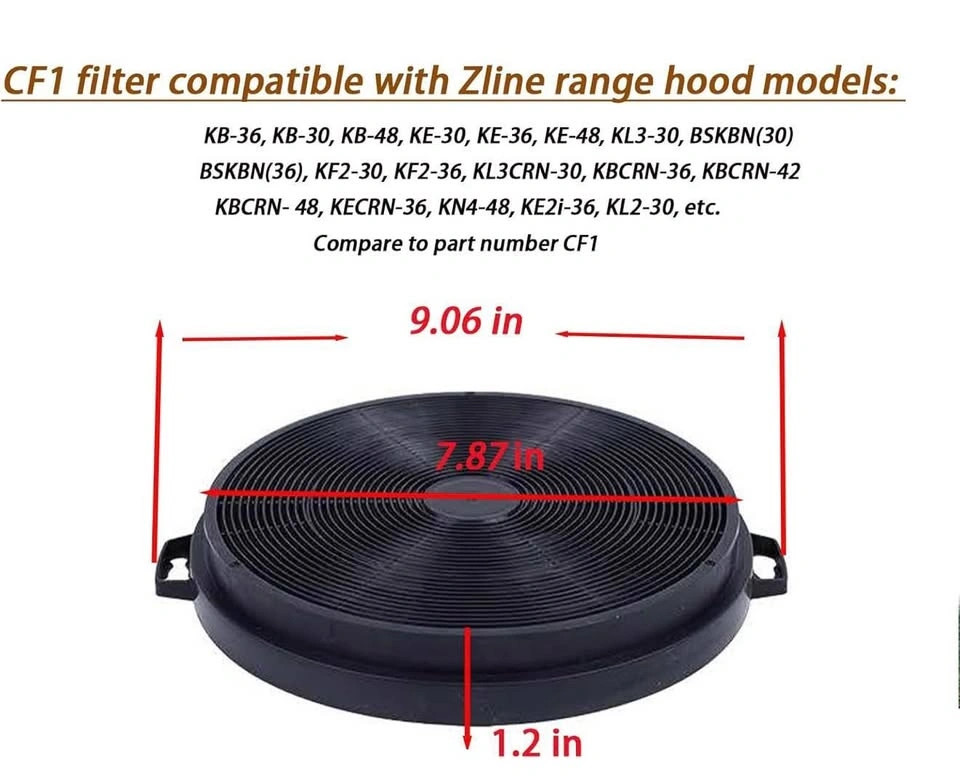 2pcs NEW 8-in Range Hood Activated Carbon Filter - photo 3