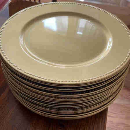 Gold Charger Plates