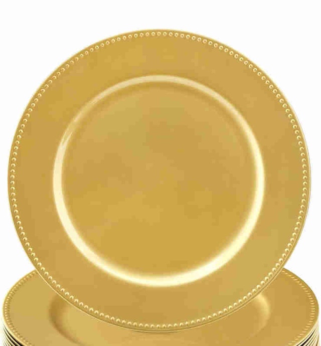 Gold Charger Plates - photo 2