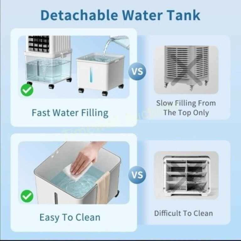 Brand new 3-in-1 Portable Air Conditioner, Humidifier, and Fan - photo 3