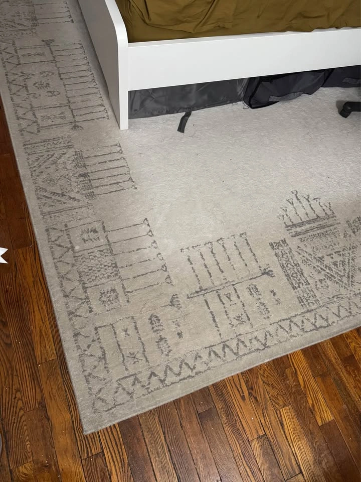 Herrod White Area Rug 6’7” x 9’ by Zipcode Design™ - photo 3