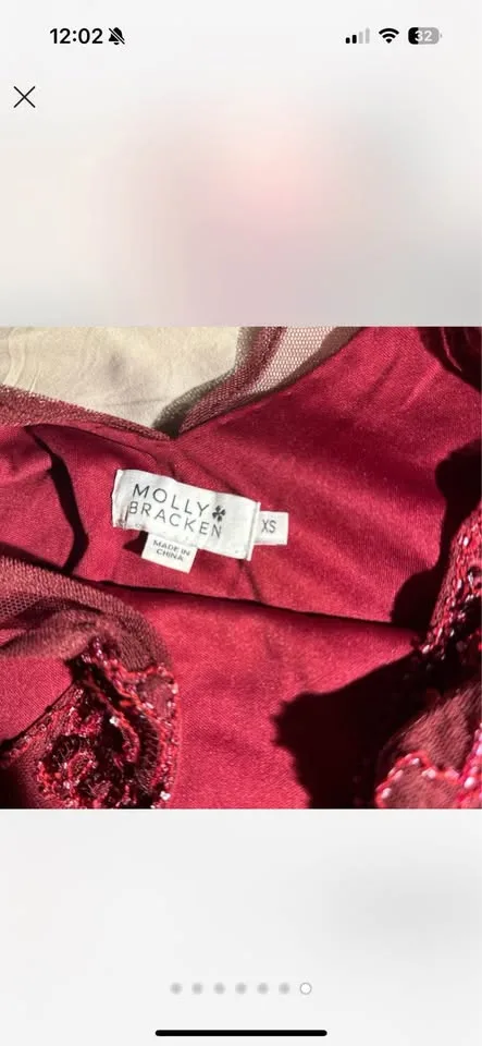 Red Sequin Dress image indicator(4)