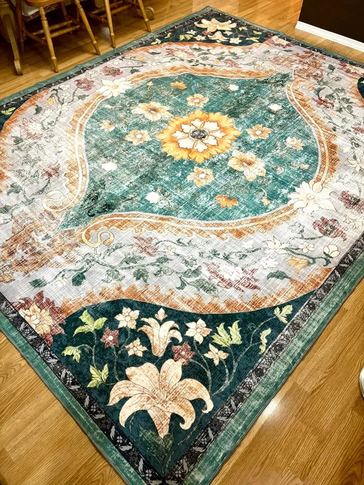 🍀Elegant 8x10 ft Area Rug - New, Cozy, Washable & Non Slip - photo 3