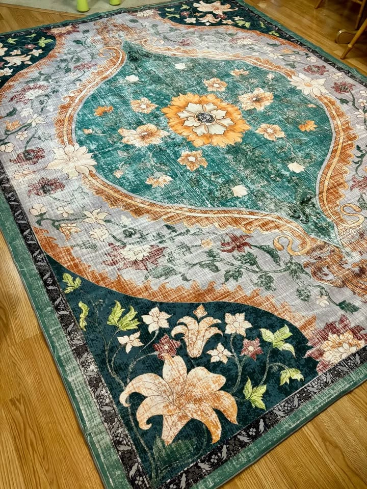 🍀Elegant 8x10 ft Area Rug - New, Cozy, Washable & Non Slip - photo 4