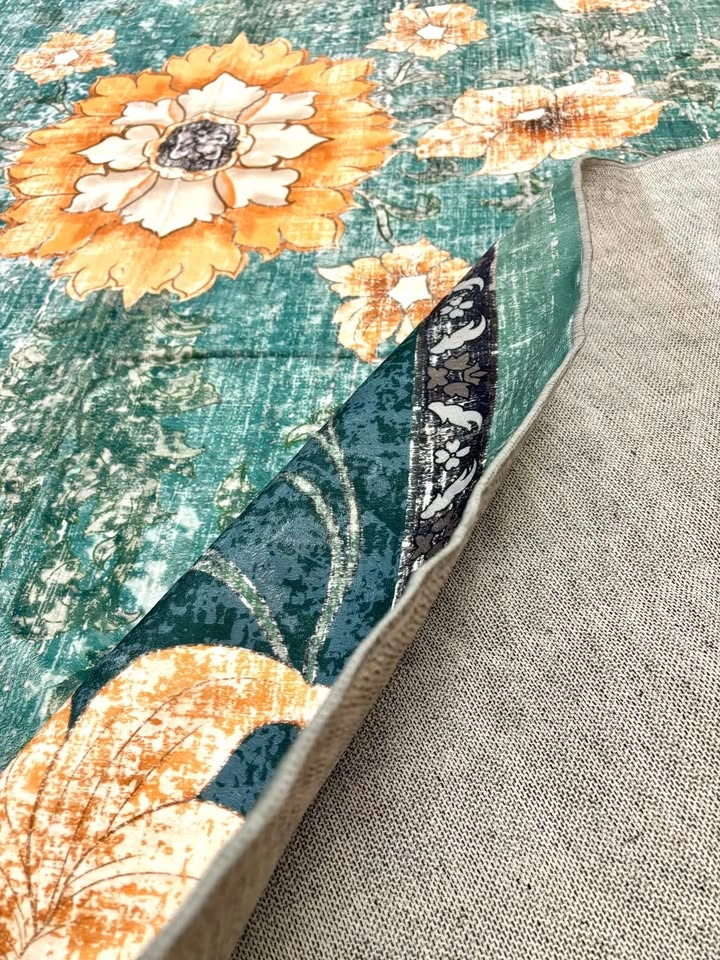 🍀Elegant 8x10 ft Area Rug - New, Cozy, Washable & Non Slip - photo 5